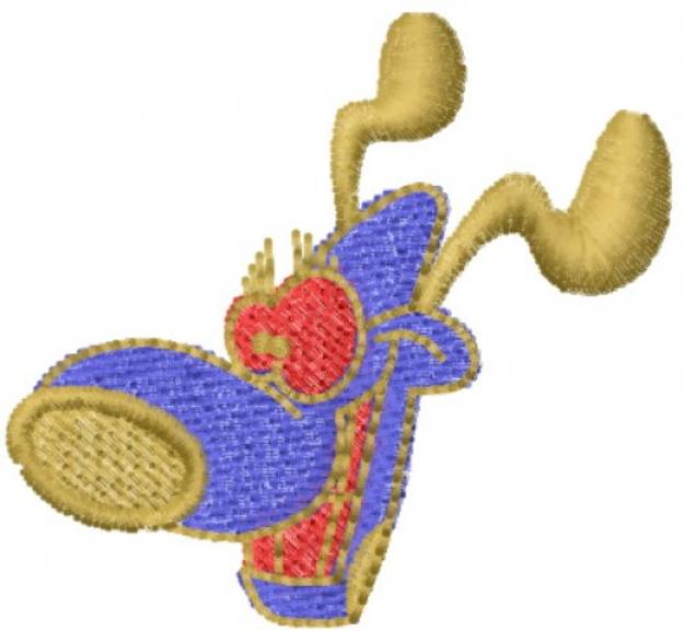 Picture of Cartoon Dog Machine Embroidery Design