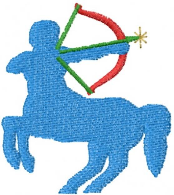 Picture of Centaur Archery Machine Embroidery Design
