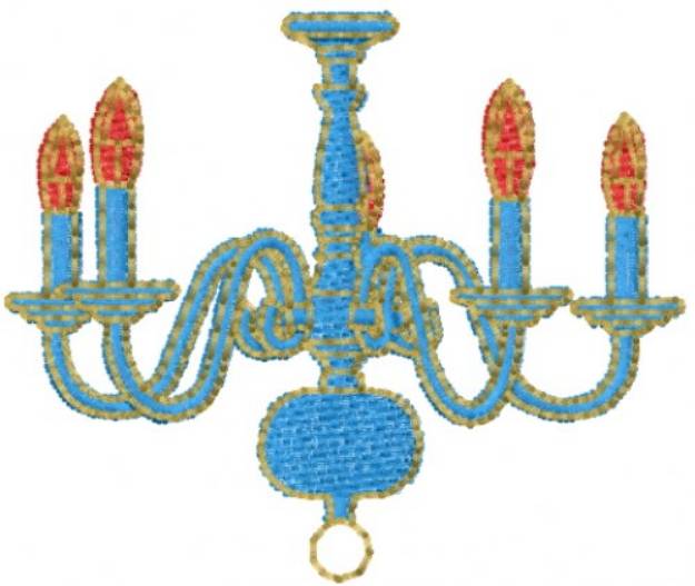 Picture of Chandelier Machine Embroidery Design