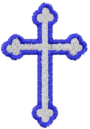 Christian Cross Machine Embroidery Design