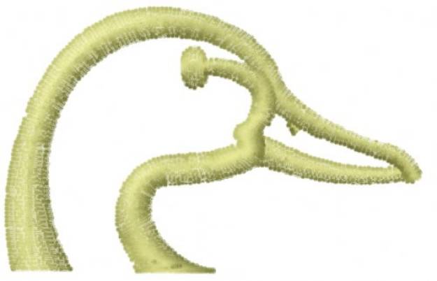 Picture of Duck Head Outline Machine Embroidery Design
