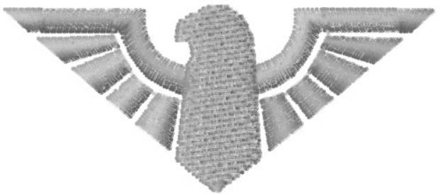 Picture of Falcon Emblem Machine Embroidery Design