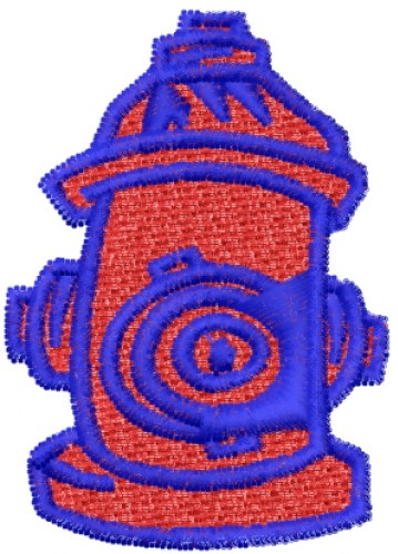 Fire Hydrant Machine Embroidery Design