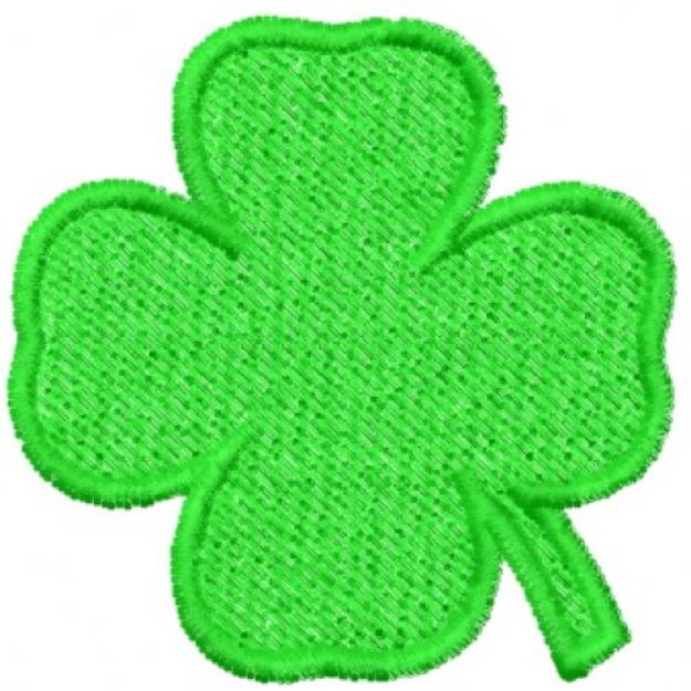 Picture of Four Leaf Clover Machine Embroidery Design