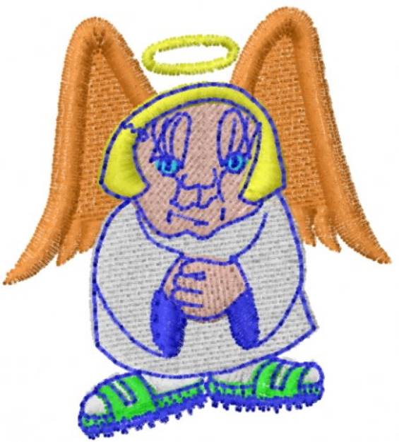 Picture of Angel Cartoon Machine Embroidery Design