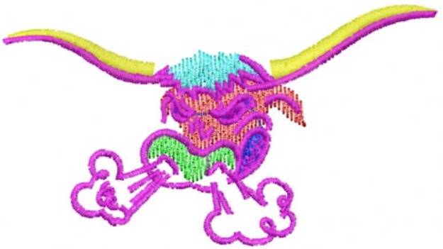 Picture of Angry Bull Machine Embroidery Design
