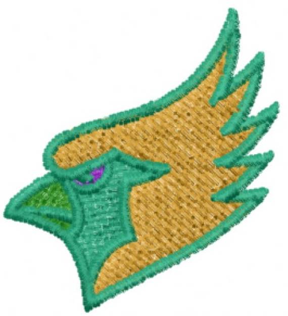 Picture of Cardinal Head Mascot Machine Embroidery Design