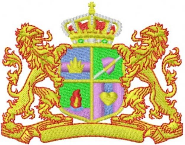 Picture of Royal Crest Machine Embroidery Design