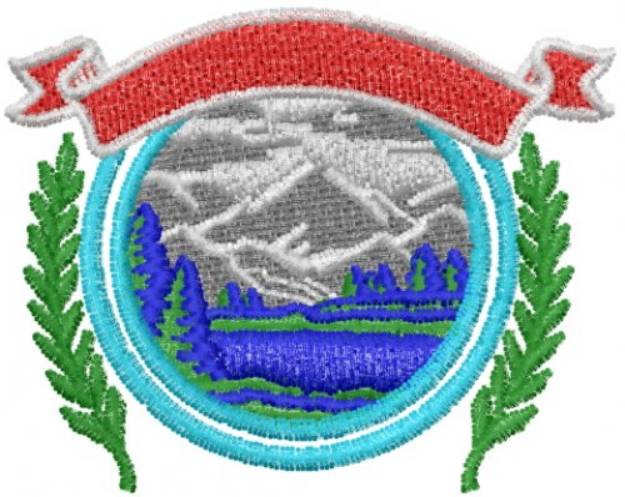 Picture of Mountain Crest Machine Embroidery Design