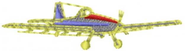 Picture of Small Airplane Machine Embroidery Design