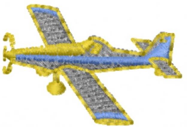 Picture of Plane Machine Embroidery Design