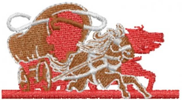 Picture of Covered Wagon Machine Embroidery Design