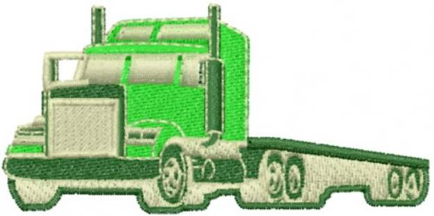 Picture of Big Rig Truck Machine Embroidery Design