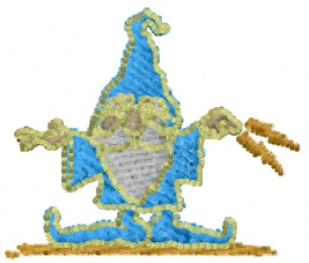 Picture of Wizard Machine Embroidery Design