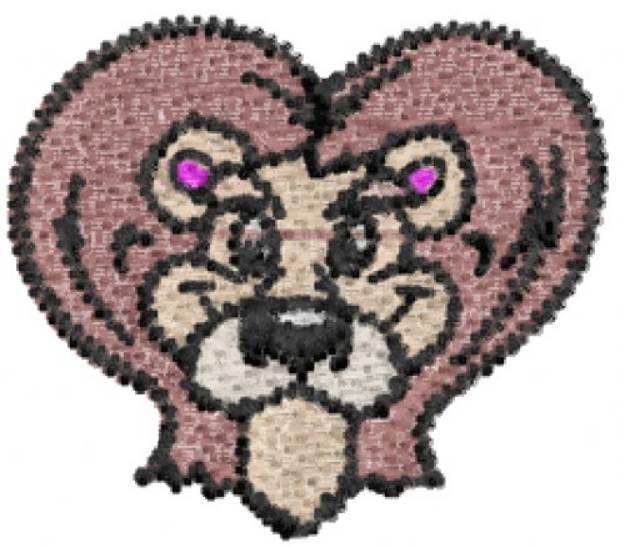Picture of Cartoon Lion Machine Embroidery Design