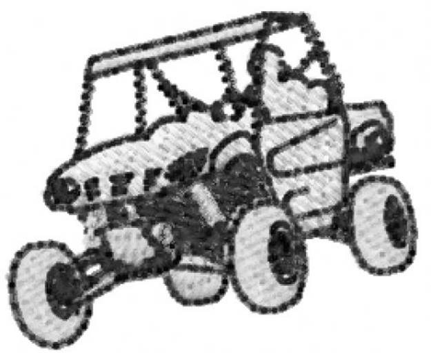 Picture of Dune Buggy Machine Embroidery Design