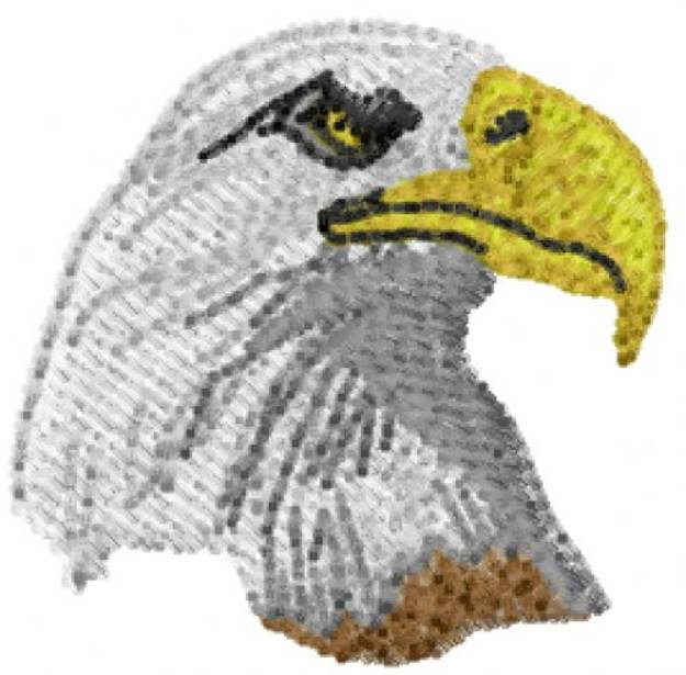 Picture of Eagle Head Machine Embroidery Design