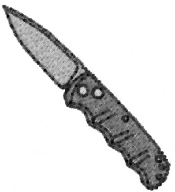 Picture of Knife Machine Embroidery Design