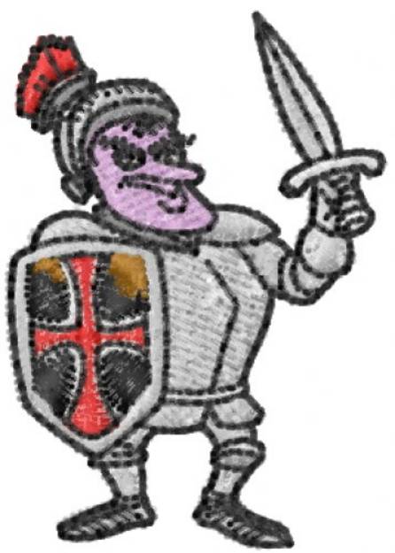 Picture of Knight Machine Embroidery Design
