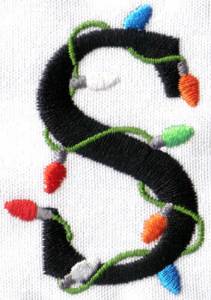 Picture of Christmas Light S Machine Embroidery Design