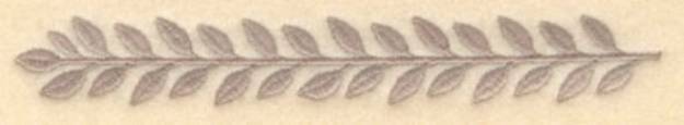 Picture of Laurel Leaves Machine Embroidery Design