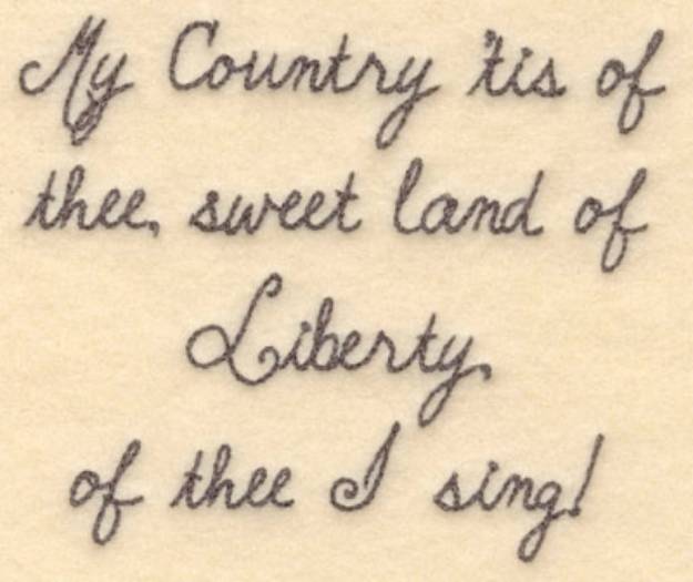 Picture of Land of Liberty Machine Embroidery Design