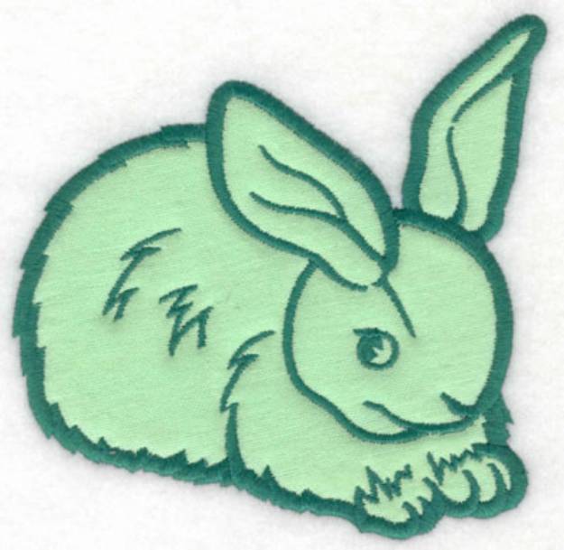 Picture of Bunny Applique Machine Embroidery Design