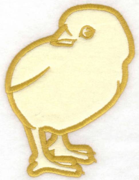 Picture of Chick Applique Machine Embroidery Design