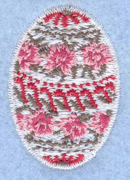 Picture of Easter Egg Applique Machine Embroidery Design