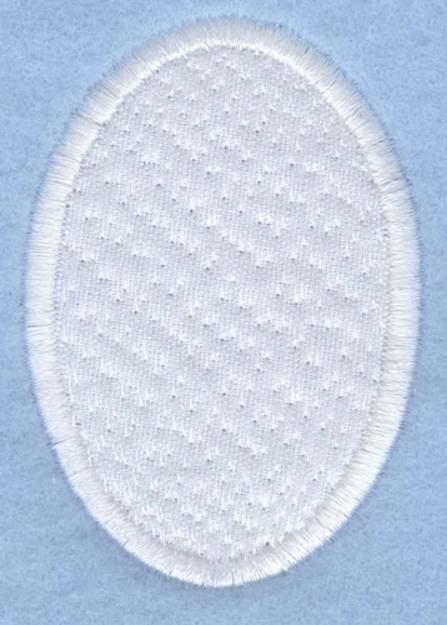Picture of White Egg Applique Machine Embroidery Design