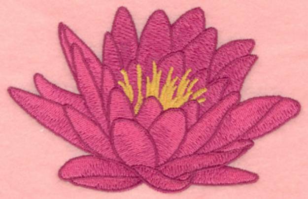 Picture of Water Lily Machine Embroidery Design