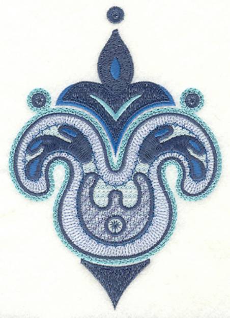 Picture of Paisley F Large Machine Embroidery Design