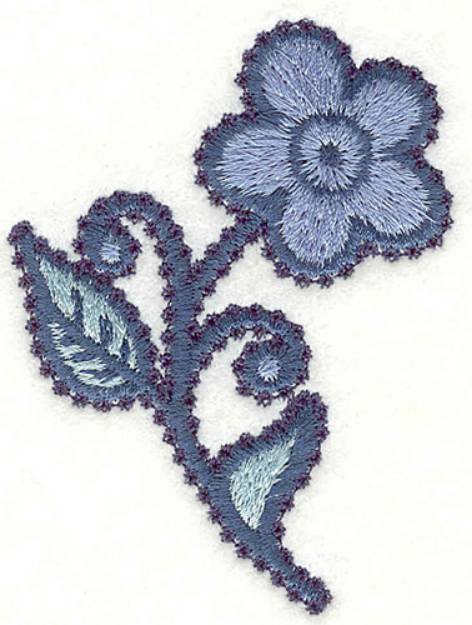 Picture of Flower H Small Machine Embroidery Design