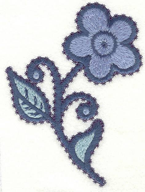 Picture of Flower H Large Machine Embroidery Design