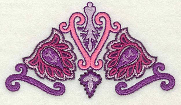 Picture of Paisley J Small Machine Embroidery Design