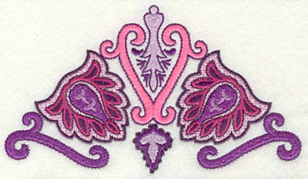 Picture of Paisley J Large Machine Embroidery Design