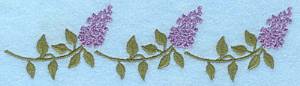Picture of Lilac Blooms Border Machine Embroidery Design
