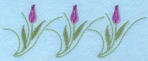 Picture of Tulip Border Machine Embroidery Design