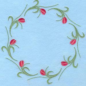 Picture of Tulip Ring Machine Embroidery Design