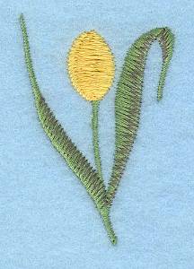 Picture of Tulip Small Machine Embroidery Design