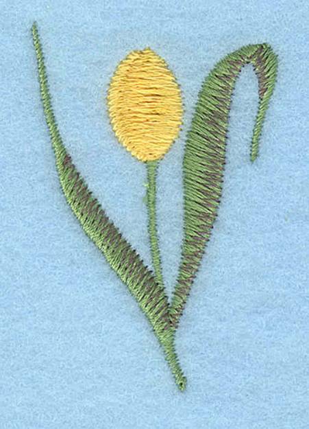 Picture of Tulip Small Machine Embroidery Design