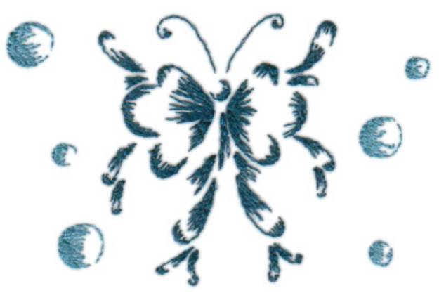 Picture of Butterflies & Bubbles 4 Machine Embroidery Design