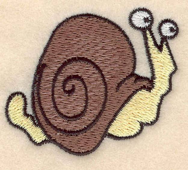 Picture of Snail Small Machine Embroidery Design