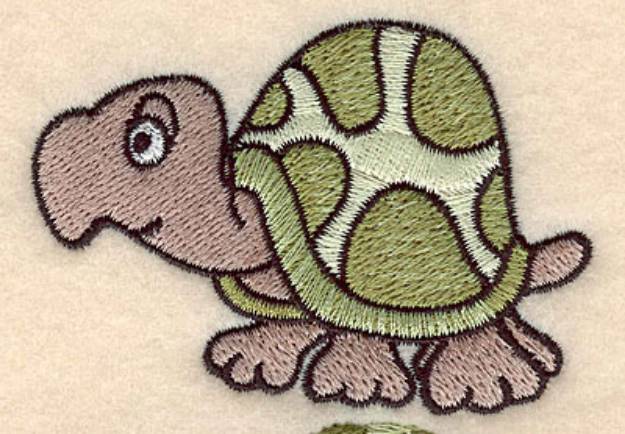 Picture of Turtle Small Machine Embroidery Design