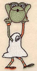 Picture of Ghost & Frog Small Machine Embroidery Design