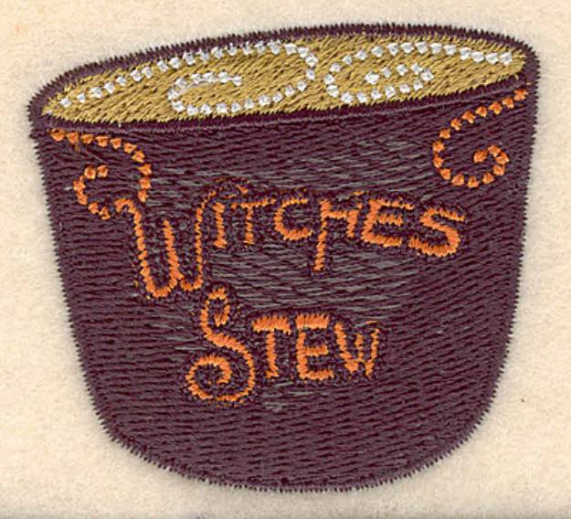 Picture of Witches Stew Small Machine Embroidery Design