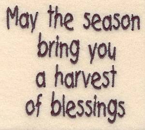 Picture of Seasons Blessings Small Machine Embroidery Design