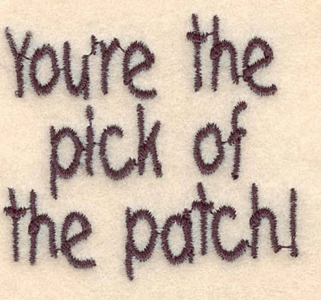 Picture of Pick Of Patch Small Machine Embroidery Design