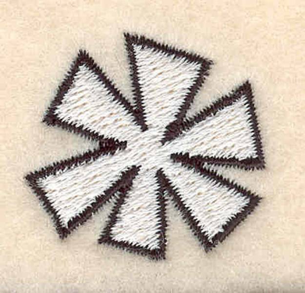 Picture of Snowflake Small Machine Embroidery Design
