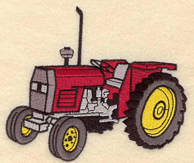 Picture of Tractor D Machine Embroidery Design